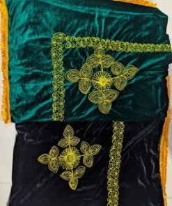 ফুলের এমব্রয়ডারি করা খাটিয়ার গিলাফ - Image 4